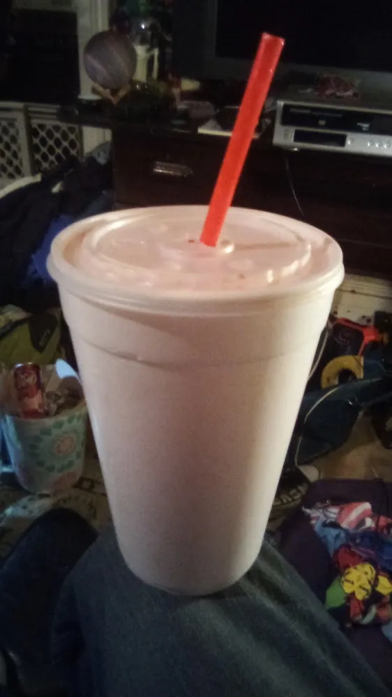 Melted Cherry Pineapple Milkshake w Extra Malt